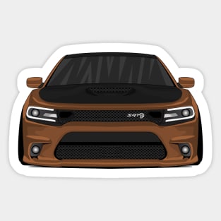 DODGE CHARGER BROWN Sticker
